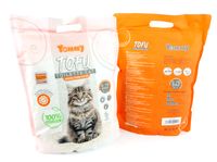 arena para gatos de tofu 6l original marca yommy