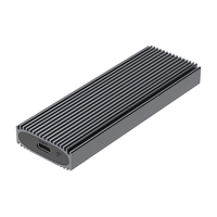 aisens - caja externa m2 ngff asm2-023gr nvme a usb32 gen2 gris