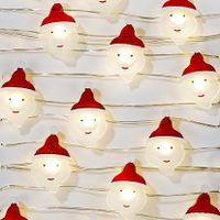 santa fairy lights