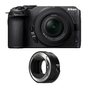 Cámara Mirrorless Nikon Z30 20,9 MP 16-50 mm Vídeo 4K Bluetooth Wi-Fi pantalla abatible
