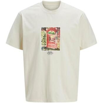 Jack & Jones Camiseta 12273494 antiquewhit para hombre