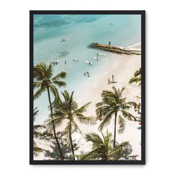 Cuadro Surf, Sea And Palm Trees Ii