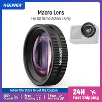 lente macro neewer para camara de accion accesorios de fotografia de primer plano rango de enfoque de 2-3 cm solo para dji osmo action 6