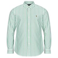 polo ralph lauren camisa manga larga camisa de corte recto en oxford para hombre