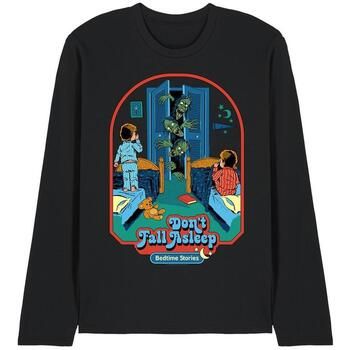 Steven Rhodes Camiseta manga larga Don't Fall Asleep para hombre