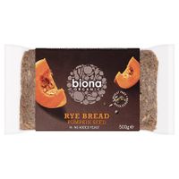 biona organic rye pumpkin seed bread
