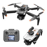 ylrc s119 wifi fpv con controlador de pantalla lcd hd y camara dual gimbal servo evitacion de obstaculos de 360 dro