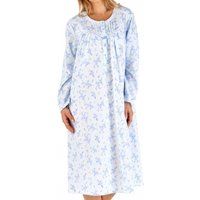 floral long sleeve lightweight nightdress