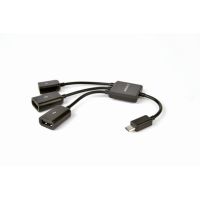 hub usb gembird 2 puertos usb 20 micro-b modelo uhb-otg-02 conexion otg y alimentacion adicional
