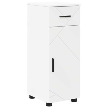 Gabinete De Baño 30 X 35 X 80 Cm Madera De Ingeniería, Metal Vidaxl