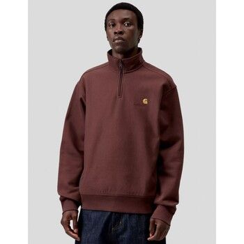 Carhartt Jersey SUDADERA HALF ZIP AMERICAN SCRIPT AMARONE para hombre
