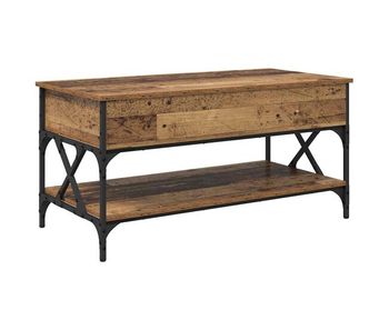 Mesa de café - mesa de centro - mesa baja madera vieja 100 x 50 x 50 cm madera contrachapada