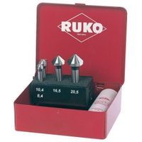 ruko 102151t - juego de 4 avellanadores conicos din 335 forma c hss-tin 90