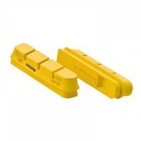 swissstop kit 4 zapatas campagnolo race pro amarillo carbono