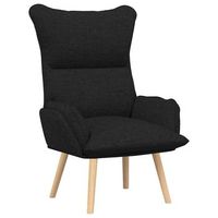 sillon negro 69 x 74 x 93 cm tela y contrachapado vidaxl