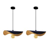 suspension lot 2  irregular metal negro pantalla azul y oro