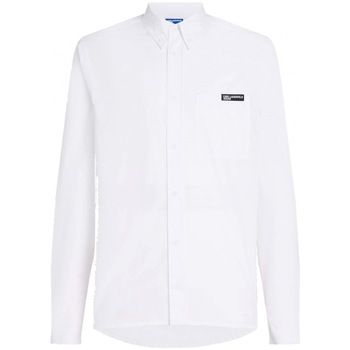 Karl Lagerfeld Camisa manga larga Klj Poplin Shirt para hombre