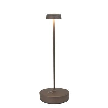 Lámpara De Mesa Led Swap De Titanio Mate Recargable Y Regulable Con Duración De Batería De Hasta 12 Horas