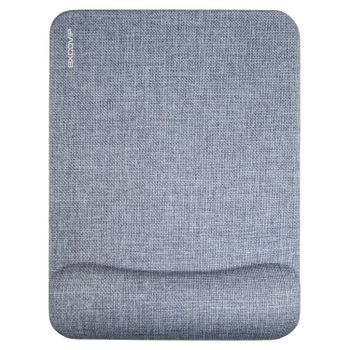 Alfombrilla de ratón ergonómica EXCO con soporte de muñeca de silicona, cómoda alfombrilla de ratón para ordenador, Base de PU antideslizante para ordenador portátil de oficina en casa