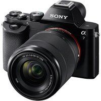 sony a7 compact system camera with 28-70 mm f35-56 zoom lens