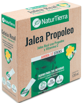 NaturTierra Jalea Real con Propóleo y Vit. C 12 Sticks