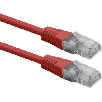 Cable de red Roline Cat.6 U/UTP 0,3 m Rojo