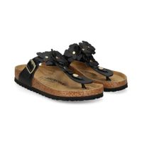 birkenstock sandalias planas mujer - negro talla 39r