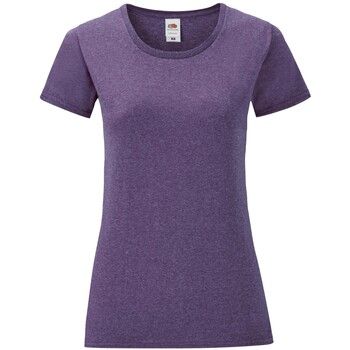 Fruit Of The Loom Camiseta manga larga Iconic para mujer