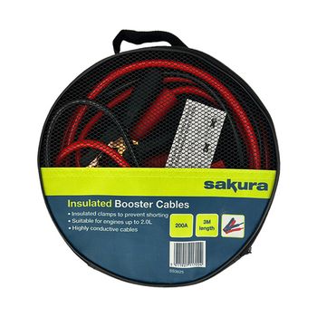 Booster Cables 200amp 3m cable