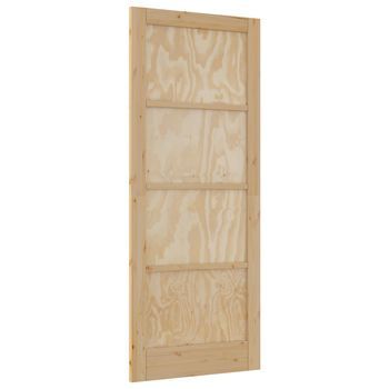 Puerta Interior Natural 86 X 211 Cm Madera Contrachapada Vidaxl