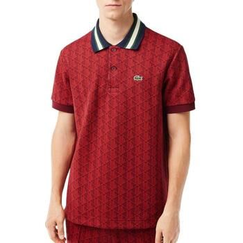 Lacoste Polo Classic Monogram Jacquard para hombre