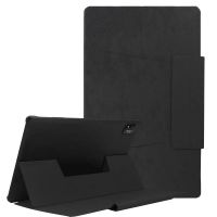 funda protectora meswao 156 cuero con soporte y alfombrilla