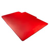 colchon camper renault trafic - 8cm de grosor con 30kgm3 y 6cm de viscoelastica - rojo