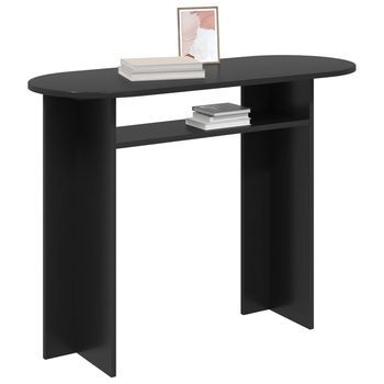 Mesa Consola | Mesa De Entrada Con Almacenamiento Roble Negro 100 X 39,5 X 75 Cm