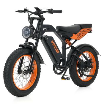 [EU Direct] VIPCOO VC-VM6 Bicicleta eléctrica 48V 18.2AH Batería 250W Motor Velocidad máxima recomendada 25KM/H Neumátic