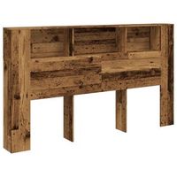 cabecero armario madera ingenieria envejecida 180x185x1025 cm vidaxl
