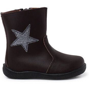 Pisamonas Botines Botas Niña Estrella Piel Lavable para niña
