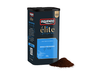 Café molido - Oquendo Cofibox Élite Descafeinado 400g, 100% Robusta
