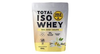 Goldnutrition total iso whey bebida proteica de vainilla 450g