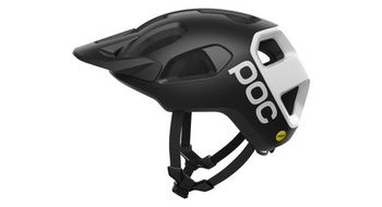 Casco de bicicleta de montana poc cularis mips negro blanco