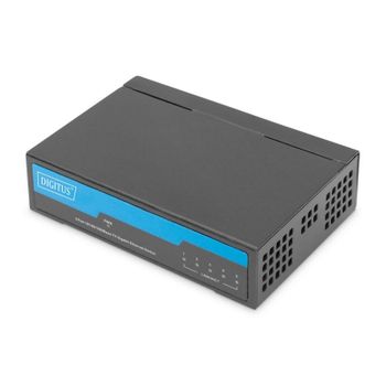 Conmutador Gigabit Digitus DN-80202 5 puertos sin ventilador carcasa metálica