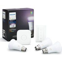 philips hue a60 white  colour ambience b22 starter kit white