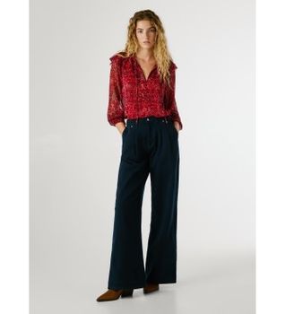 Pepe Jeans para mujer. PL2050881 Jeans Loose Chino marino (28/30), Casual, Algodón