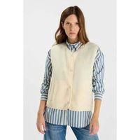 le temps des cerises chaqueta de punto chaqueta sin mangas gudru para mujer