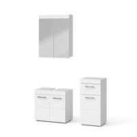 conjunto de muebles de bano luna 3 piezas vicco