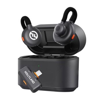 Micrófono Hollyland Lark M2S USB-C omnidireccional con reducción de ruido avanzada