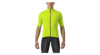 maillot de manga corta castelli perfetto ros 2 wind amarillo fluo