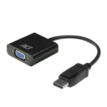 Adaptador ACT DisplayPort a VGA 0,15 m 1080p
