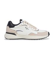 pepe jeans para hombre pms600022 zapatillas bampton club blanco 42 plano cordones casual
