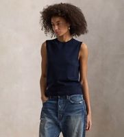 polo ralph lauren para mujer 211972111500 jersey sin mangas marino s casual algodon sin mangas  tirantes
